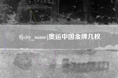 黄石奥运中国金牌几枚