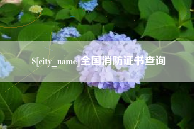 黄石全国消防证书查询