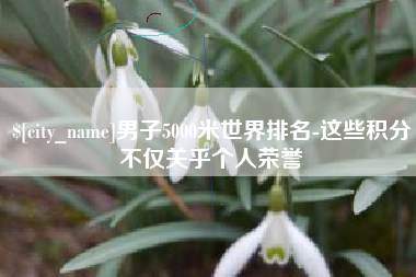 黄石男子5000米世界排名-这些积分不仅关乎个人荣誉