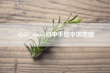黄石初中手绘中国地图