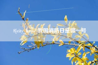 黄石我国消防日是哪一号