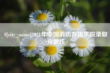 黄石2021年中国消防救援学院录取分数线