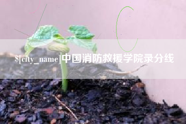 黄石中国消防救援学院录分线