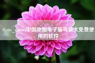 黄石中国地图电子版可放大免费使用的软件