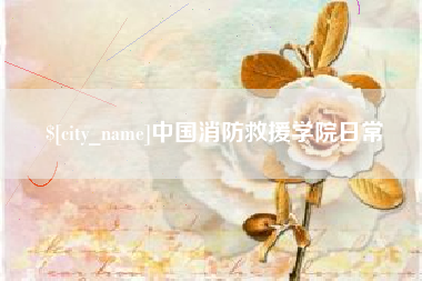 黄石中国消防救援学院日常