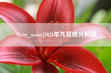 黄石2021年九宫格分解图
