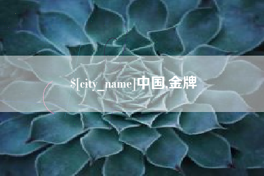 黄石中国,金牌