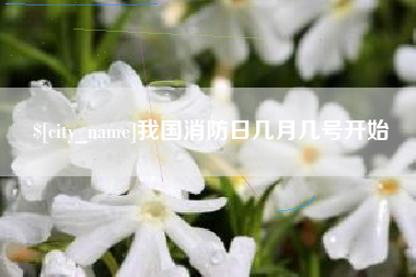 黄石我国消防日几月几号开始