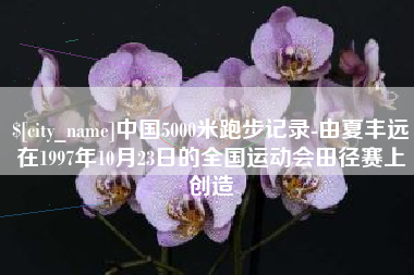 黄石中国5000米跑步记录-由夏丰远在1997年10月23日的全国运动会田径赛上创造