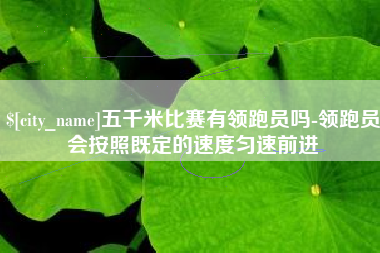 黄石五千米比赛有领跑员吗-领跑员会按照既定的速度匀速前进