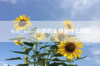 黄石中国的金牌是什么样的