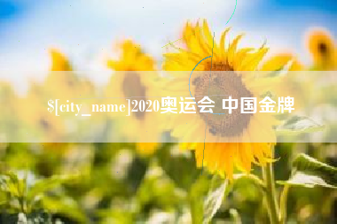 黄石2020奥运会 中国金牌