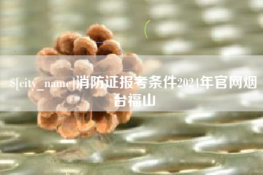 黄石消防证报考条件2024年官网烟台福山